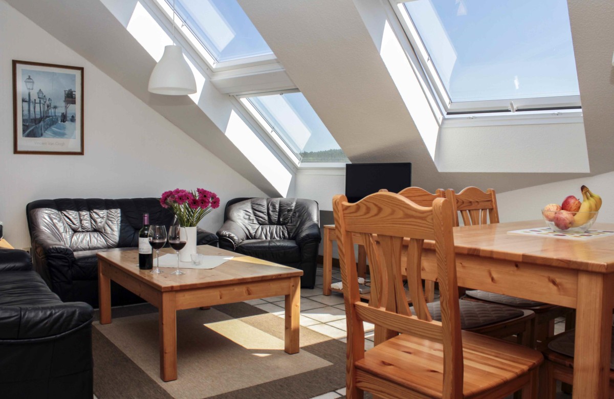Ferienhaus Waldblick, 55 qm, 2 Schlafzimmer