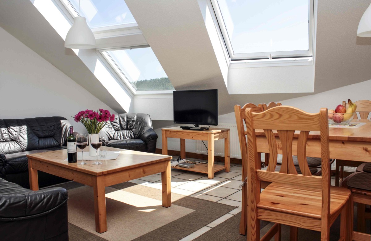 Ferienhaus Waldblick, 55 qm, 2 Schlafzimmer
