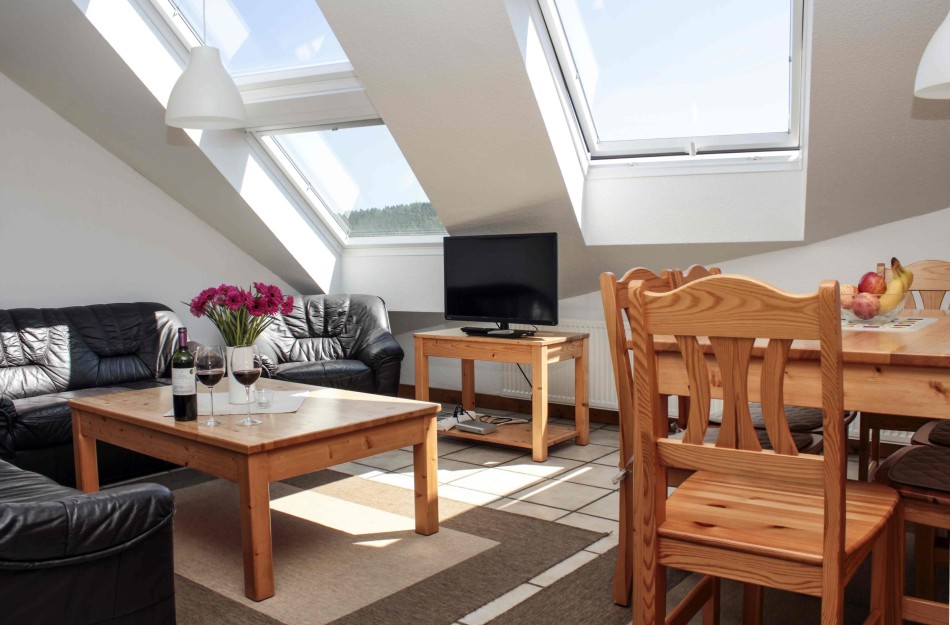 Ferienhaus Waldblick, 55 qm, 2 Schlafzimmer