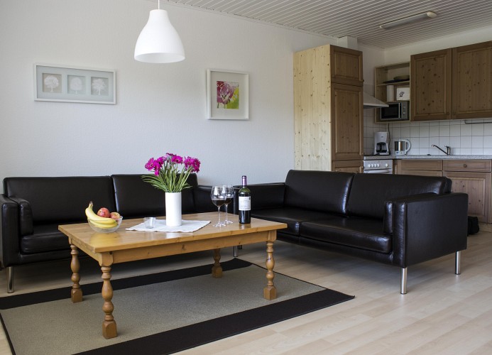 Ferienhaus Waldblick, 55 qm, 1 Schlafzimmer